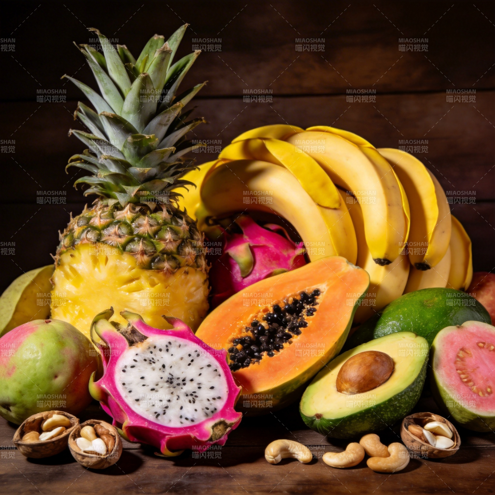 热带水果盛宴图片