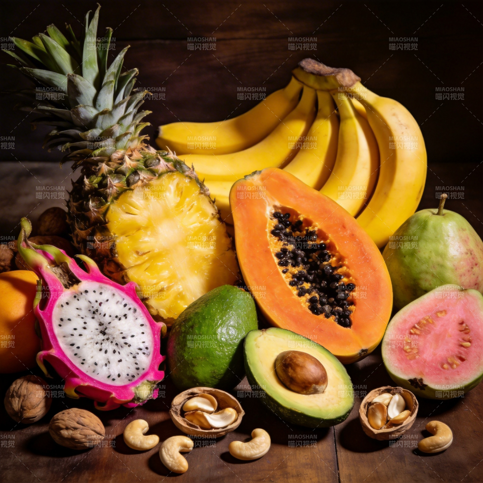 热带水果盛宴图片