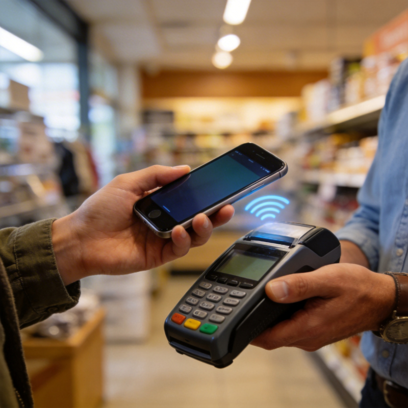 手机支付便捷体验图片