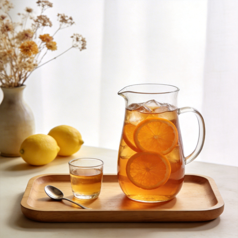 橙香冰茶 清新一夏图片