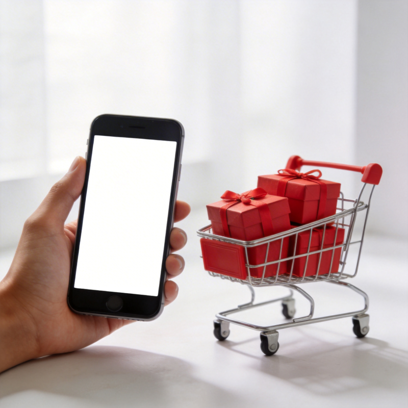 手机购物 礼盒满车图片