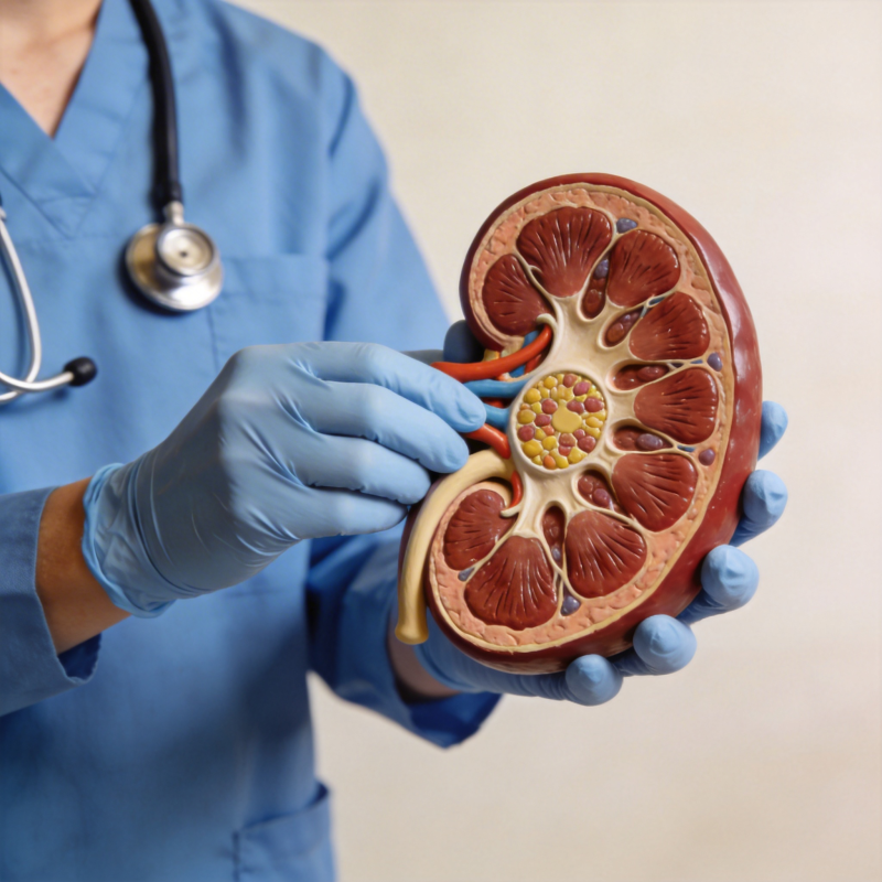 肾脏解剖模型展示图片