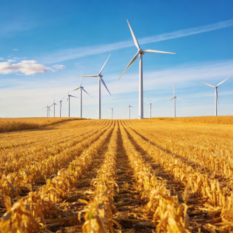 风车田野风光图片