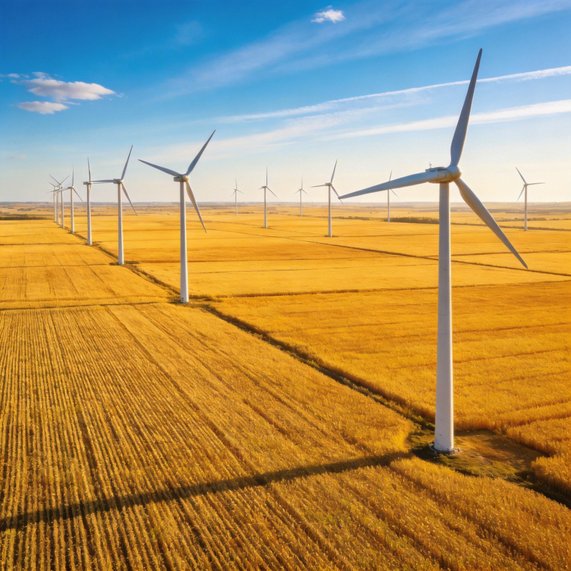 风车田野风光图片
