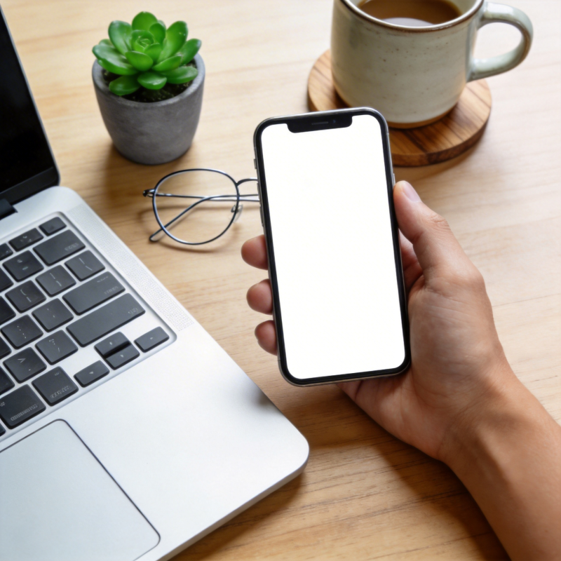 手机屏幕空白图片