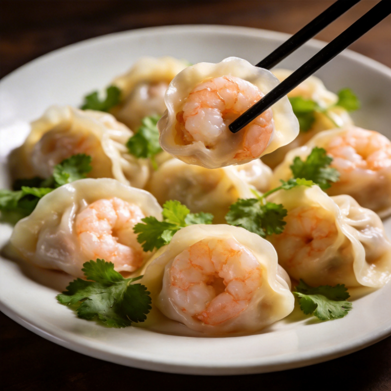 虾仁蒸饺 鲜美诱人图片