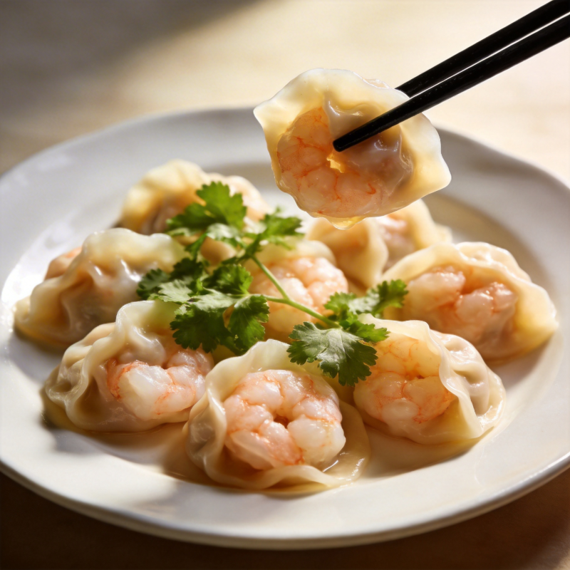 虾仁饺子 鲜美诱人图片