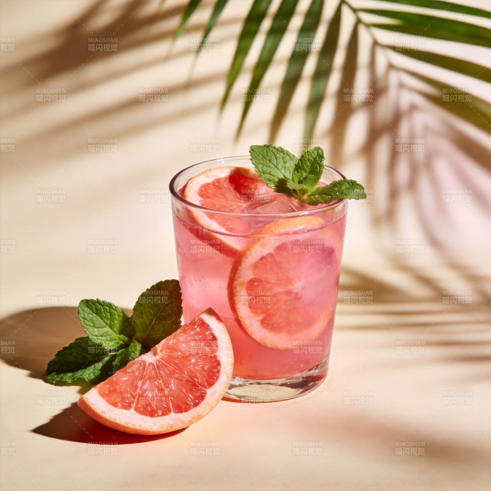 夏日葡萄柚饮图片