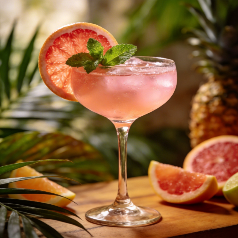 热带风情鸡尾酒图片