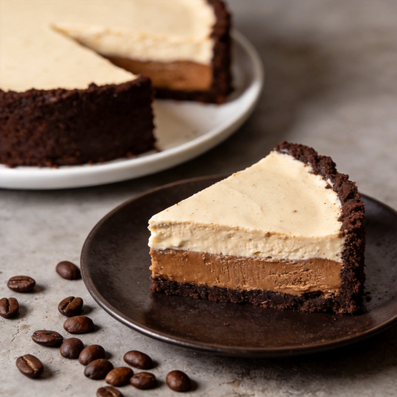 咖啡芝士蛋糕图片