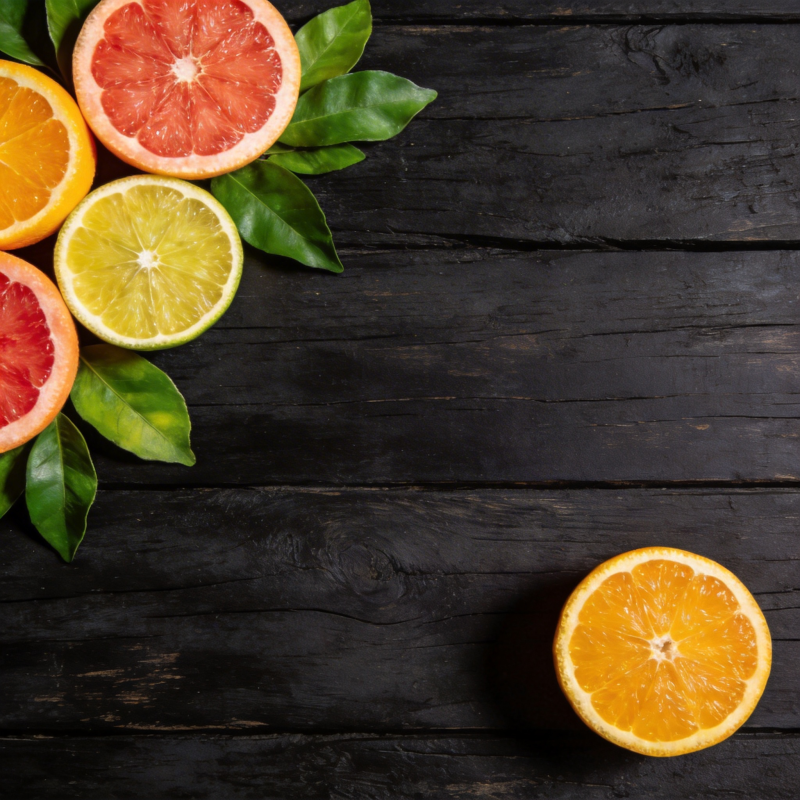 柑橘水果拼盘图片