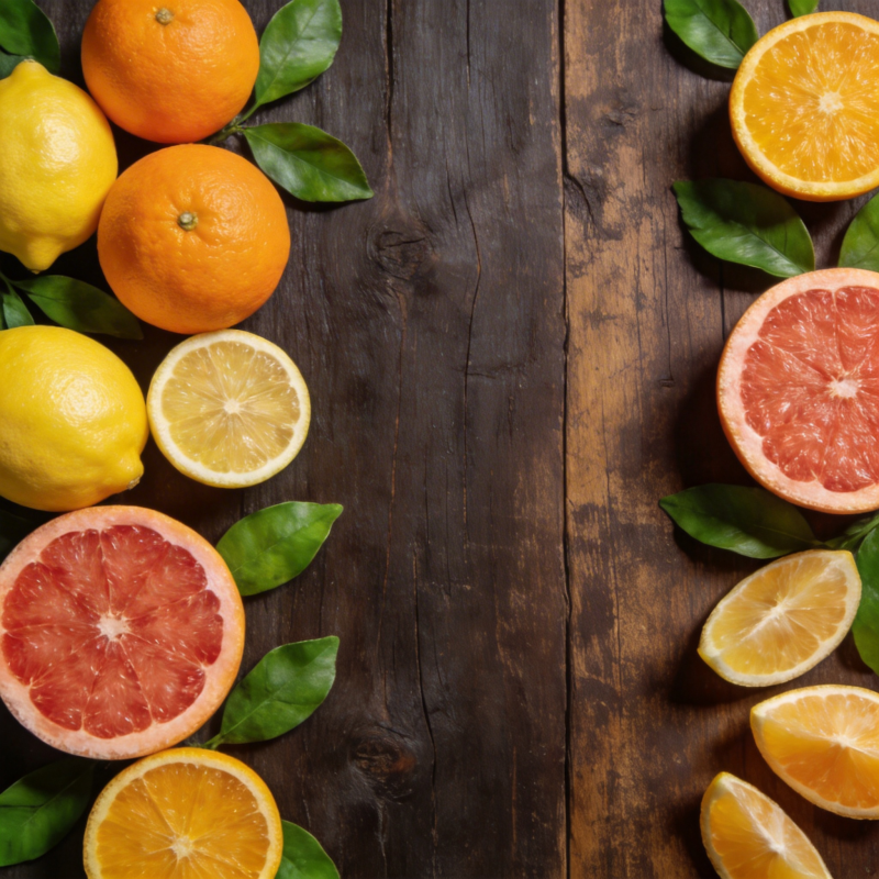 柑橘水果拼盘图片