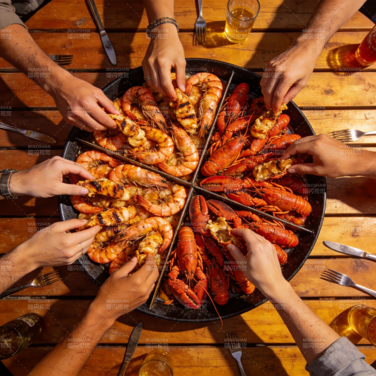 共享海鲜盛宴图片