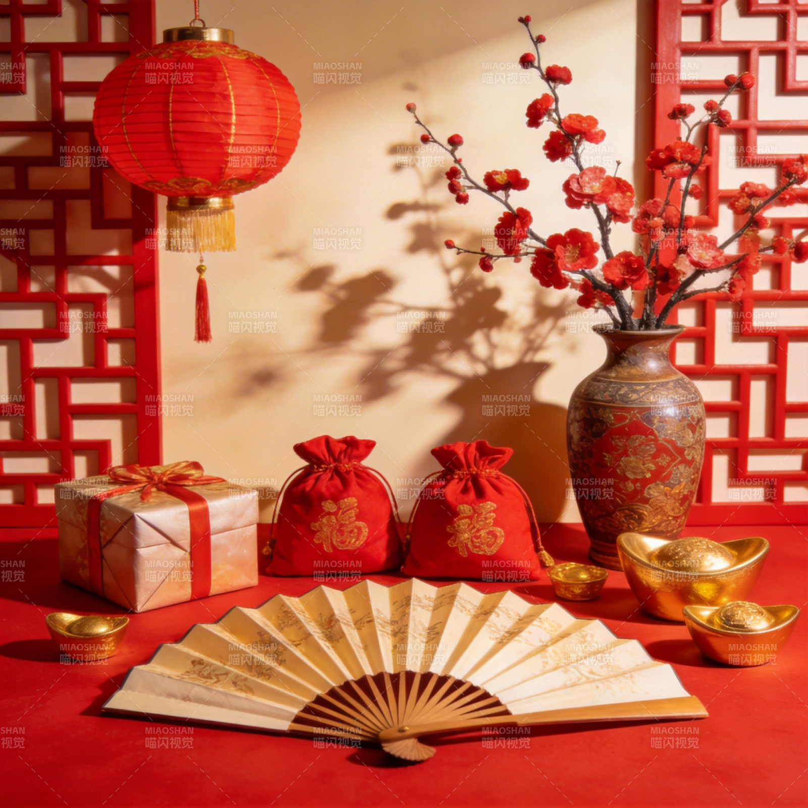 新春喜庆摆件图片