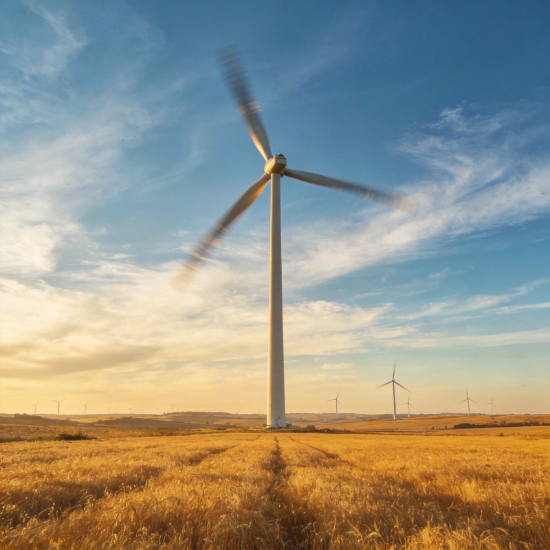 风车田野风光图片