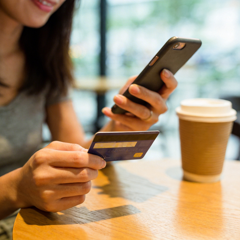 手机支付咖啡时光图片