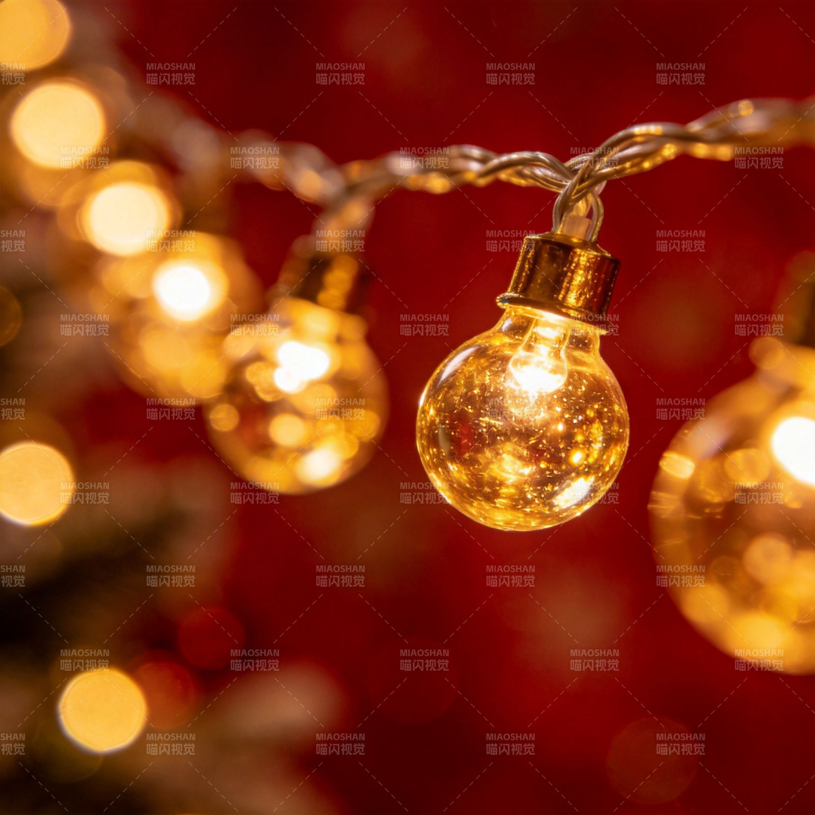 温暖圣诞灯饰图片