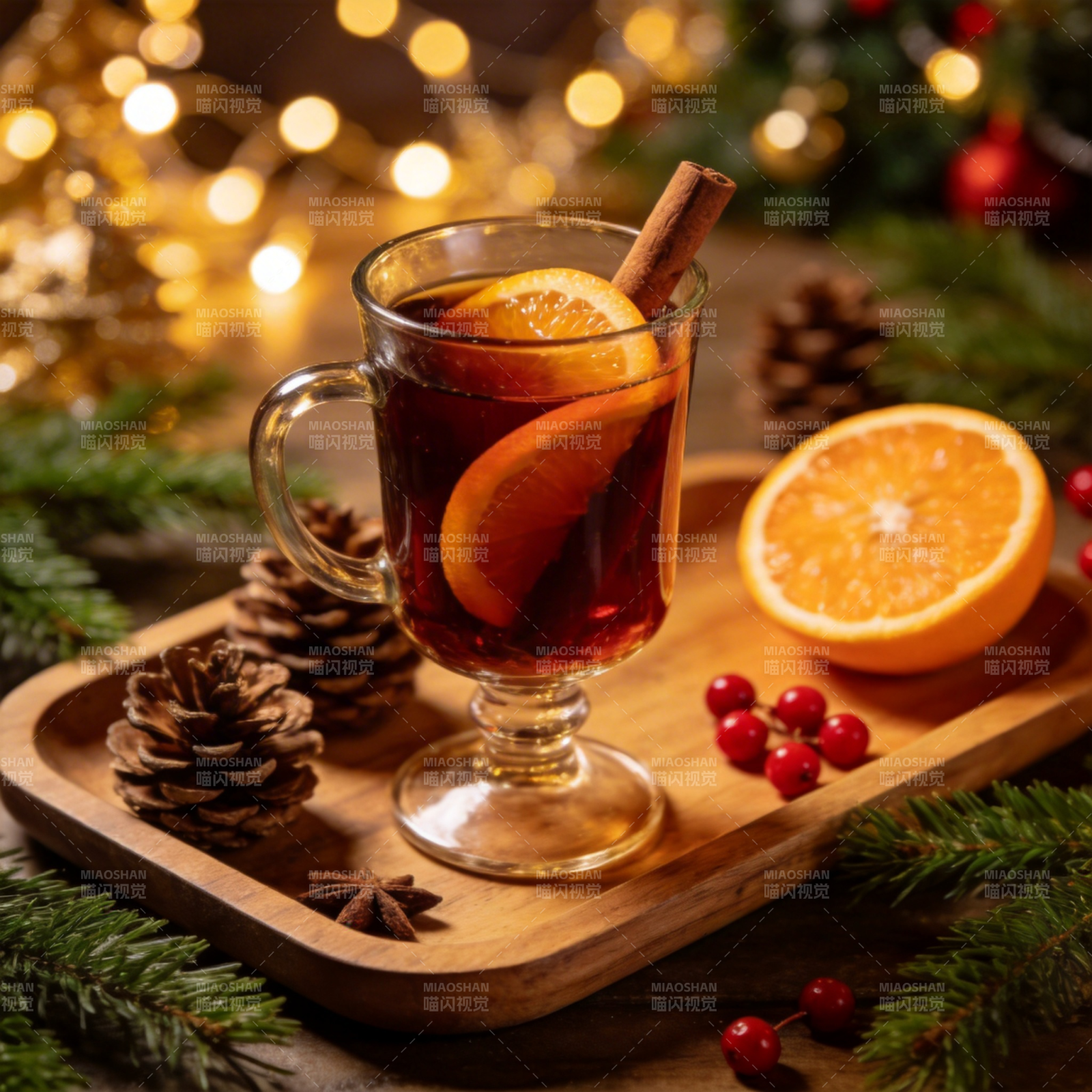 暖冬热红酒图片