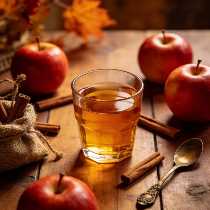 秋日苹果酒香图片