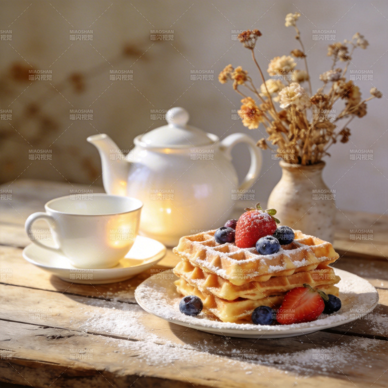 甜蜜早餐时光图片