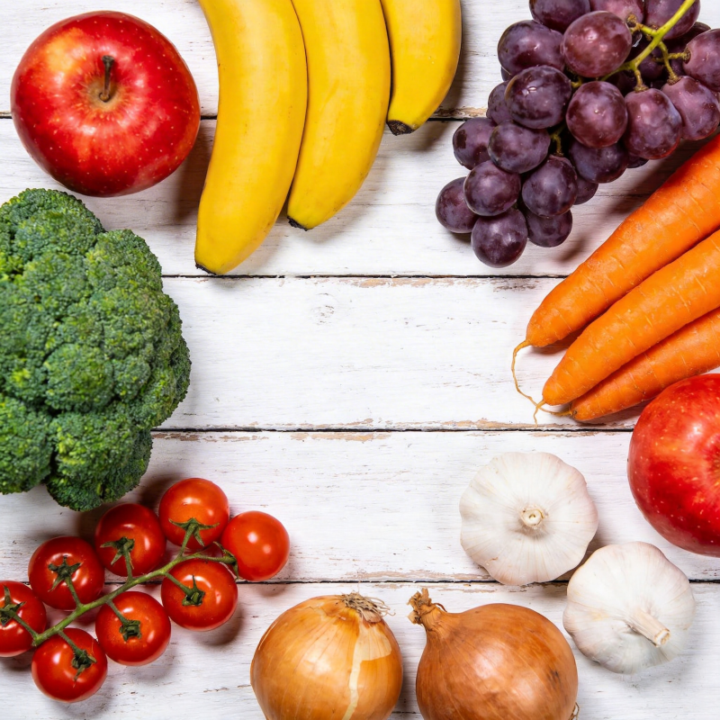 新鲜蔬果拼盘图片