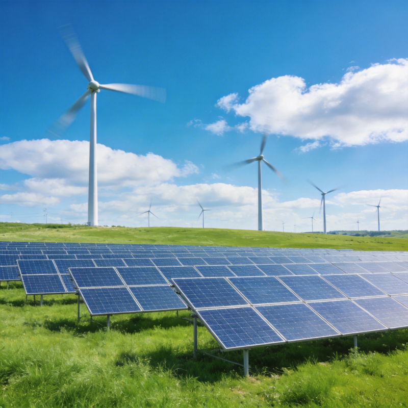 风光互补发电场图片