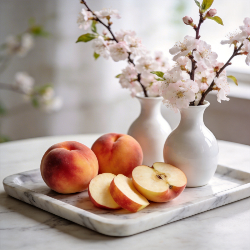 桃香春意浓图片