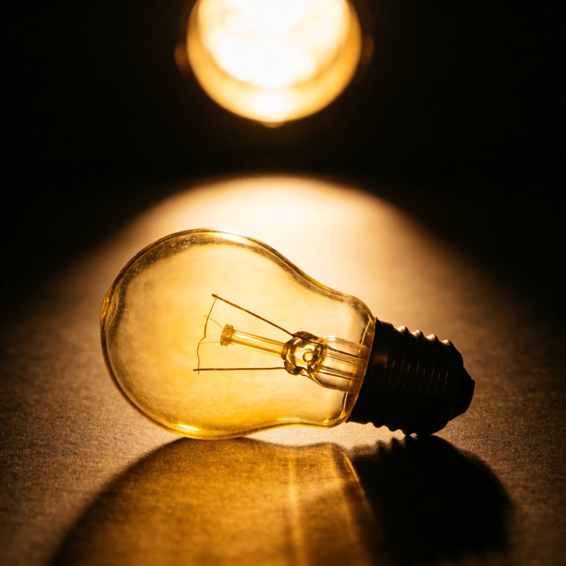 灯泡的光芒图片