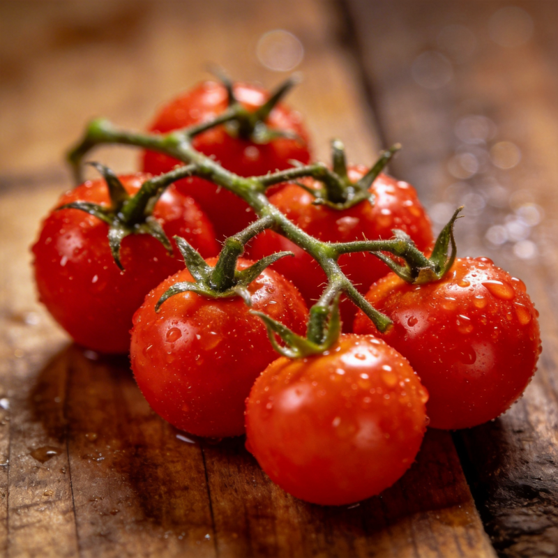 鲜红樱桃番茄图片