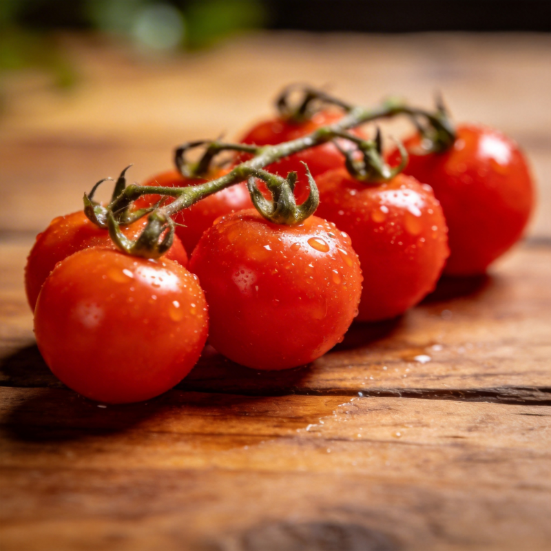 鲜红樱桃番茄图片