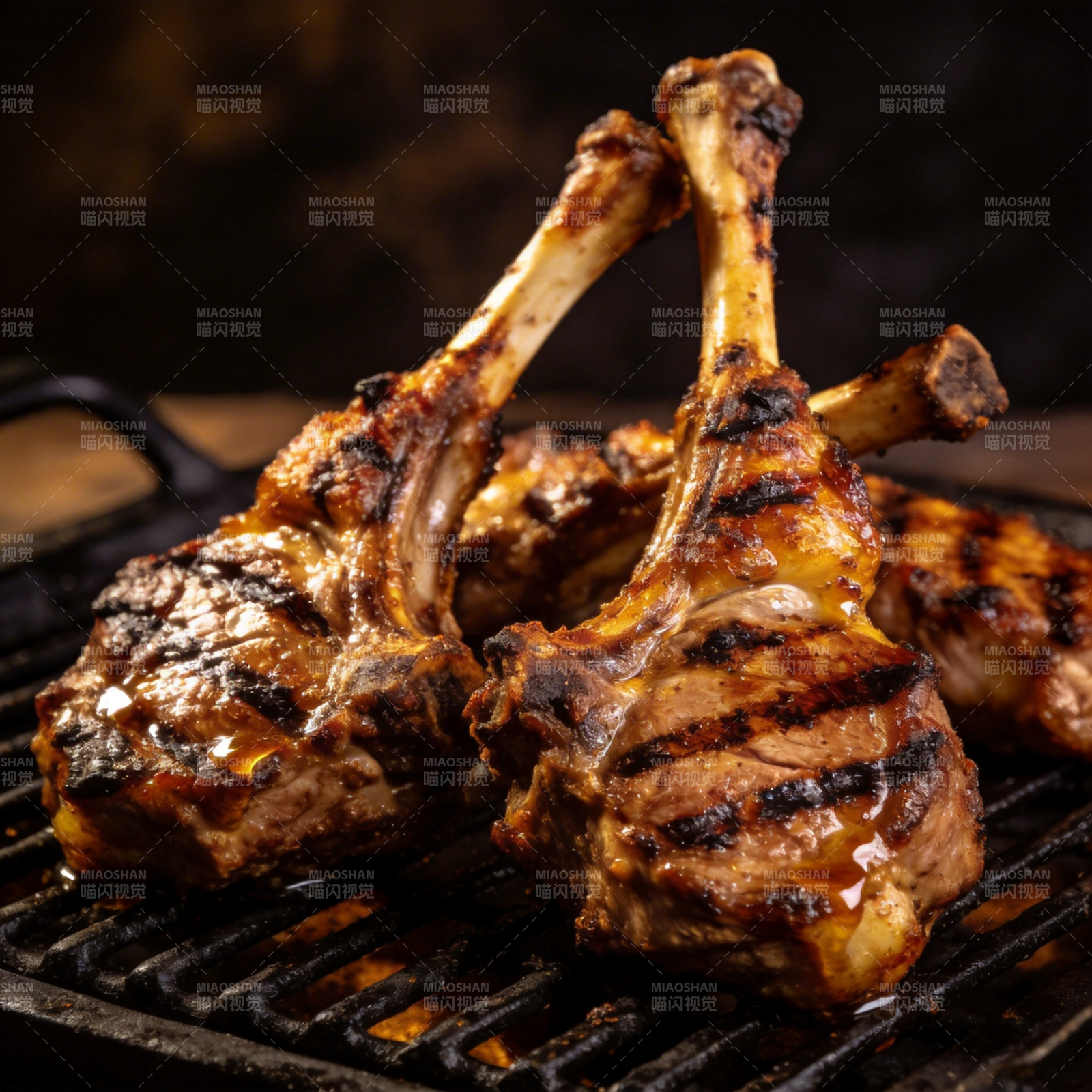 烤羊排 香嫩多汁图片