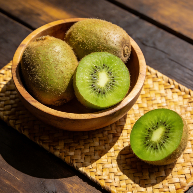 新鲜猕猴桃特写图片