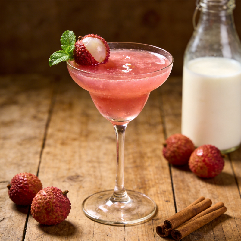 荔枝鸡尾酒图片