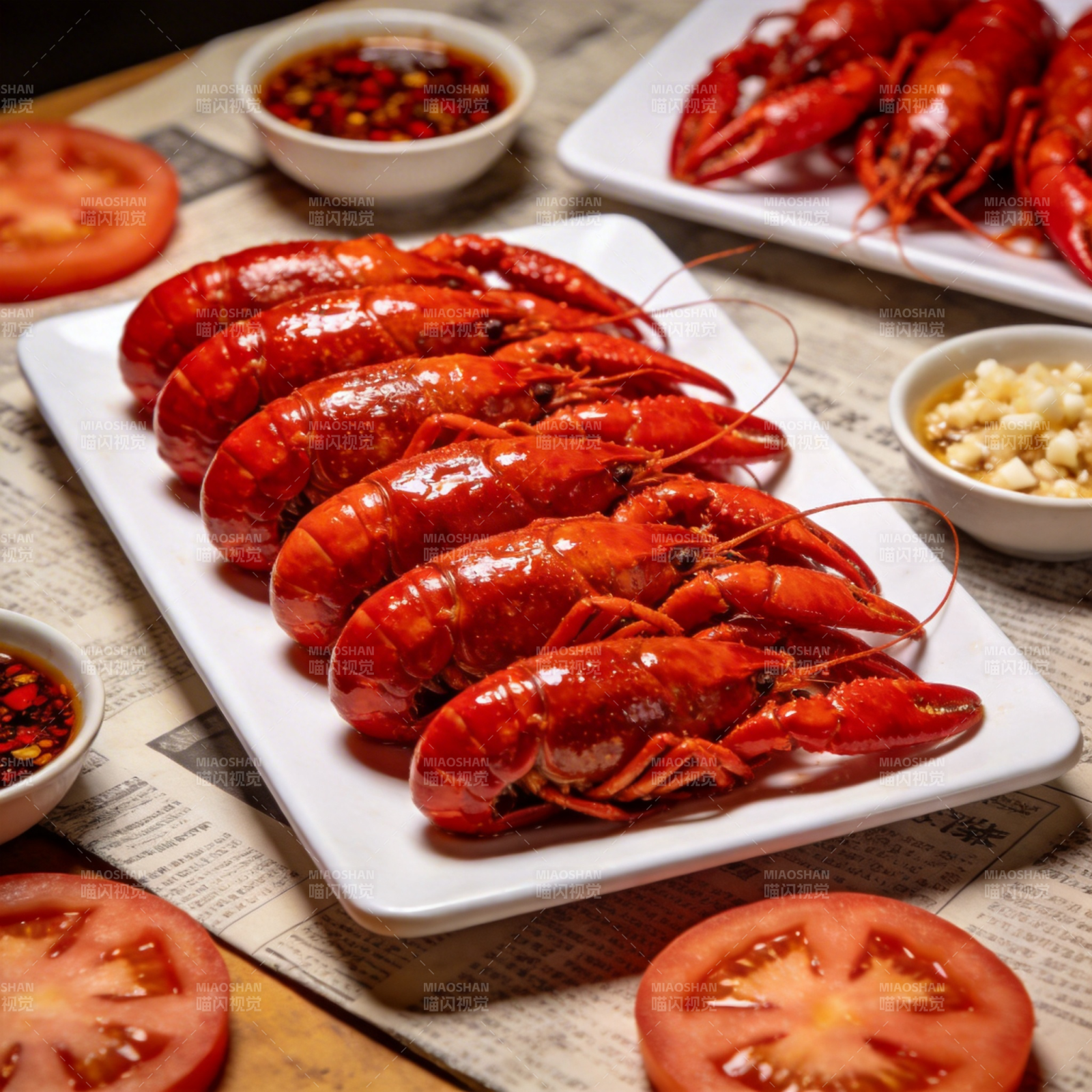 麻辣小龙虾盛宴图片