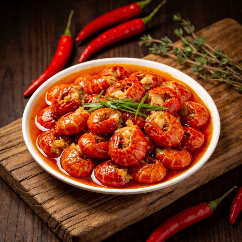 辣味虾仁 香辣诱人图片