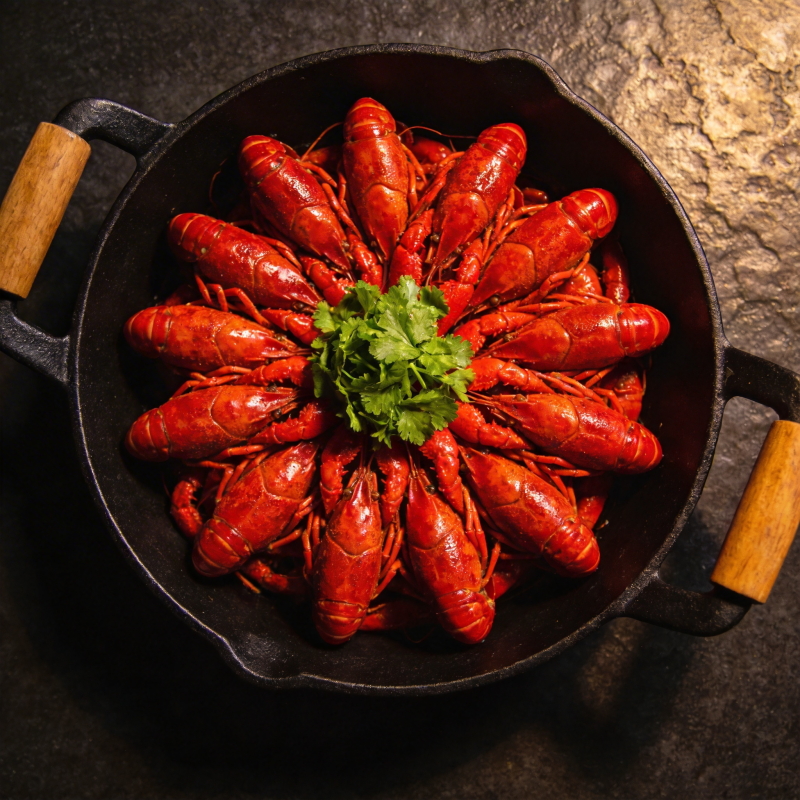 红焖小龙虾盛宴图片
