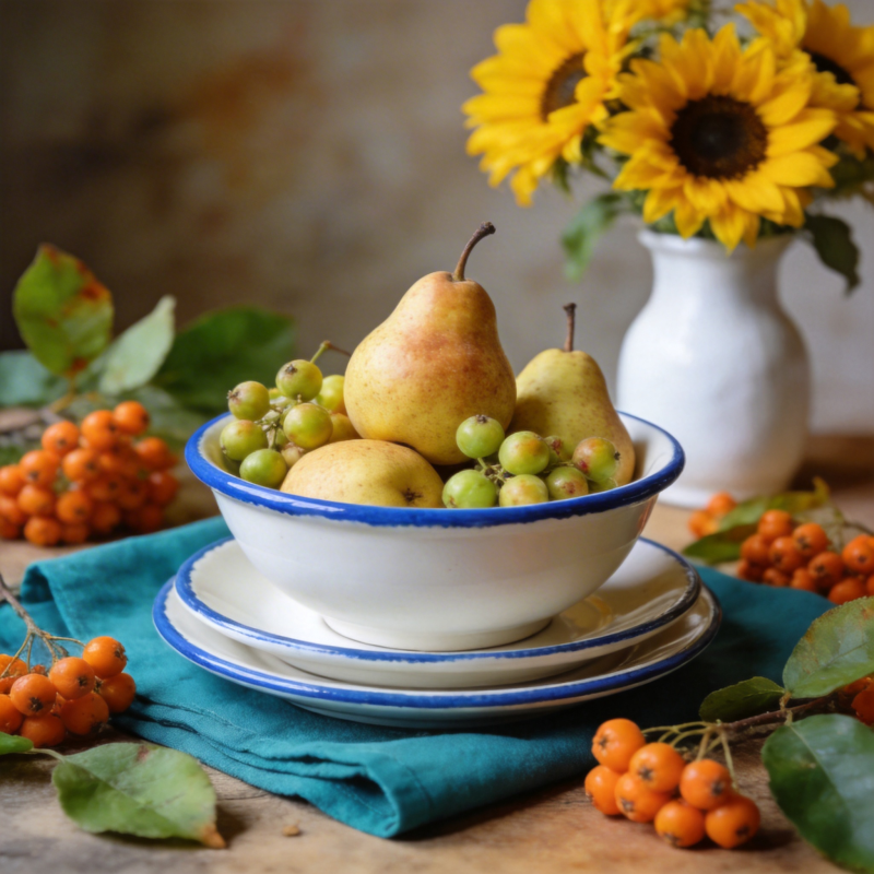 秋果静物图图片