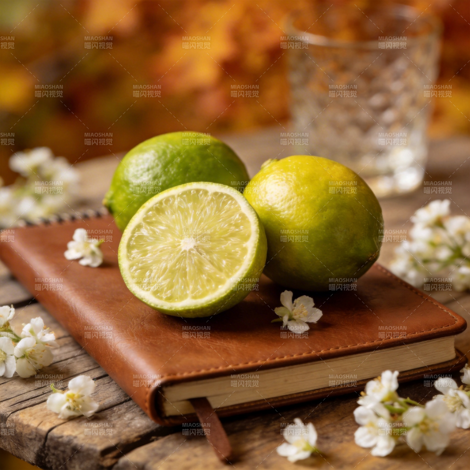 柠檬与书的静谧时光图片