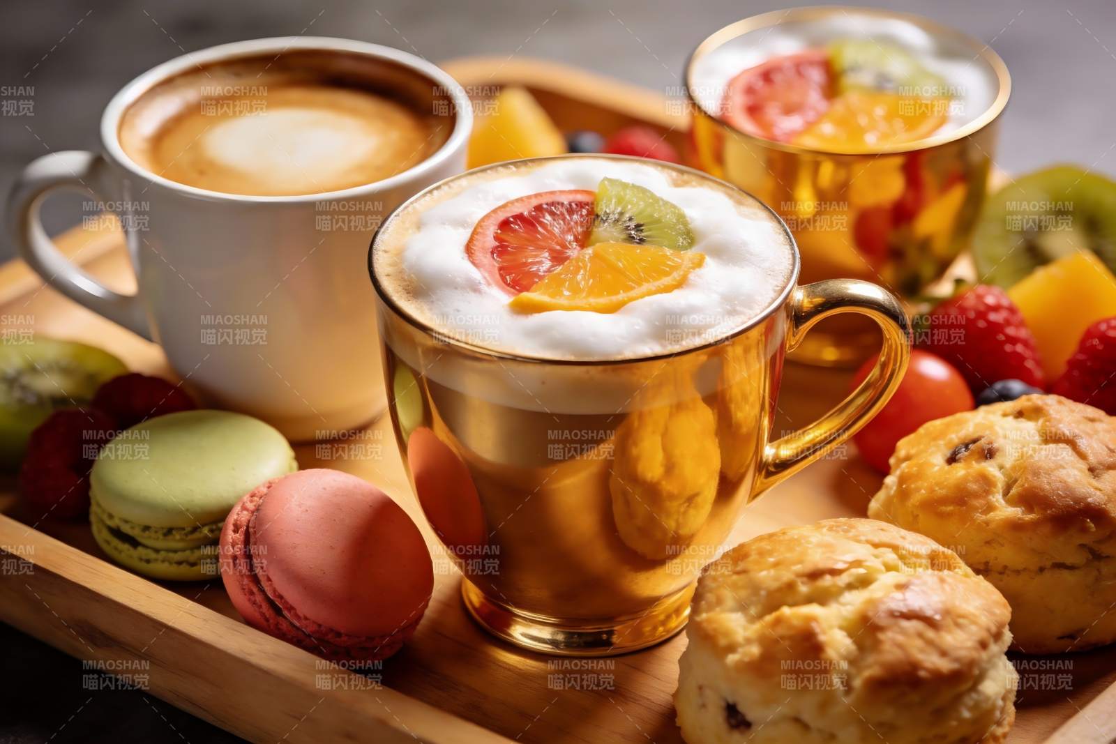 精致下午茶摆盘图片