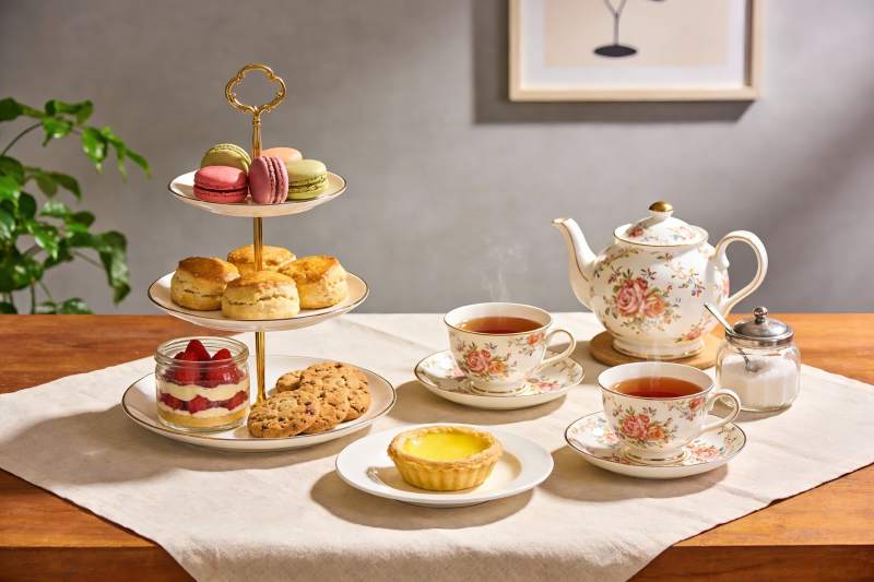 精致下午茶摆盘图片