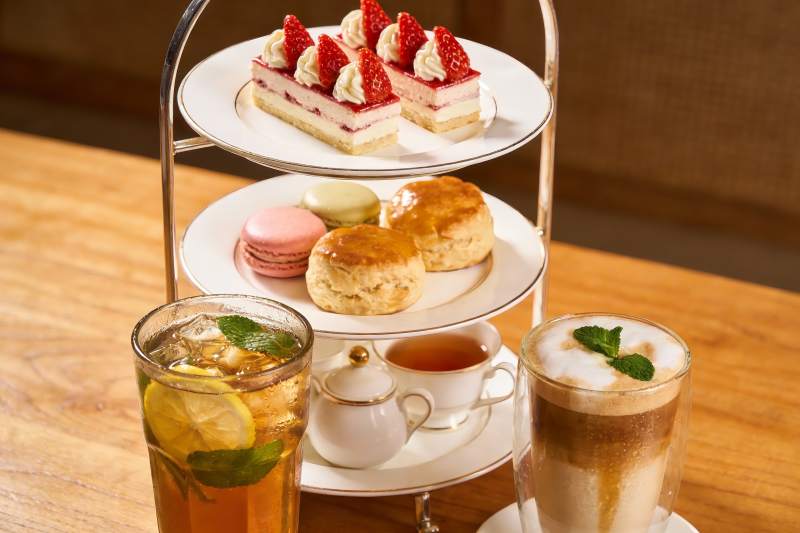 三层点心架下午茶套餐图片