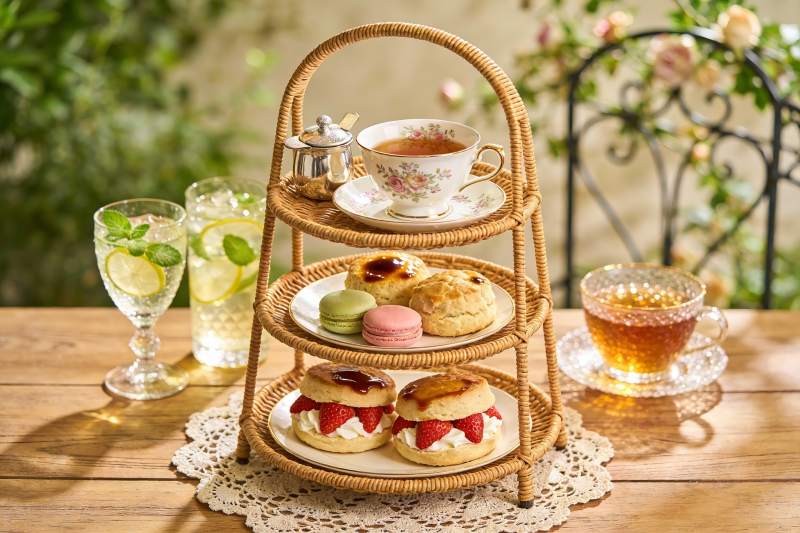 三层点心架下午茶图片