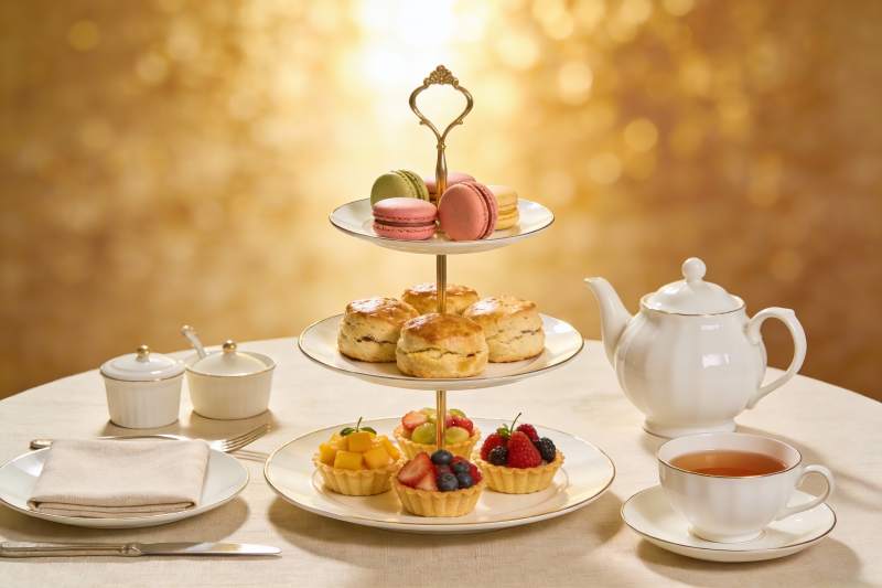 精致下午茶摆盘图片