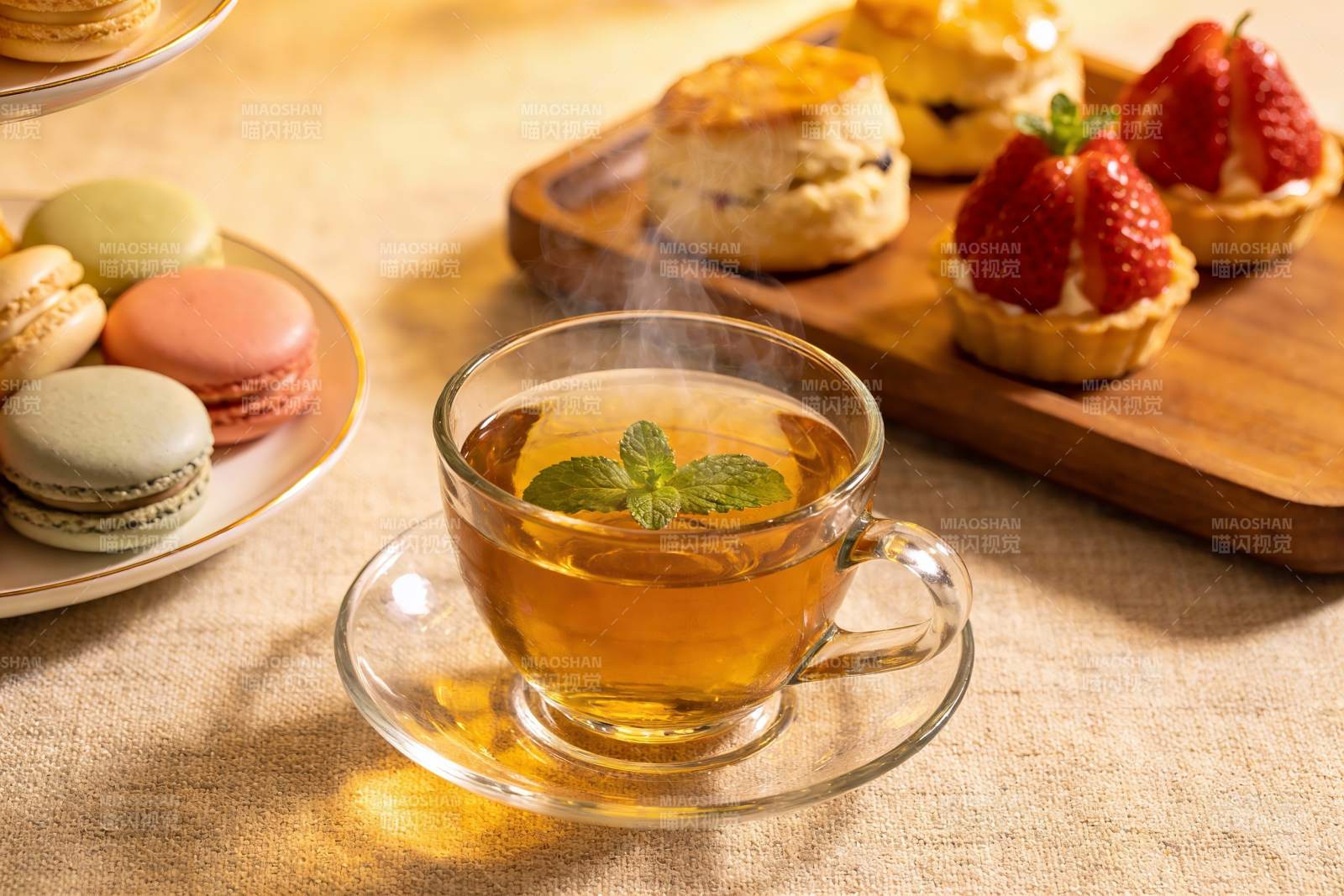 茶香四溢下午茶时光图片