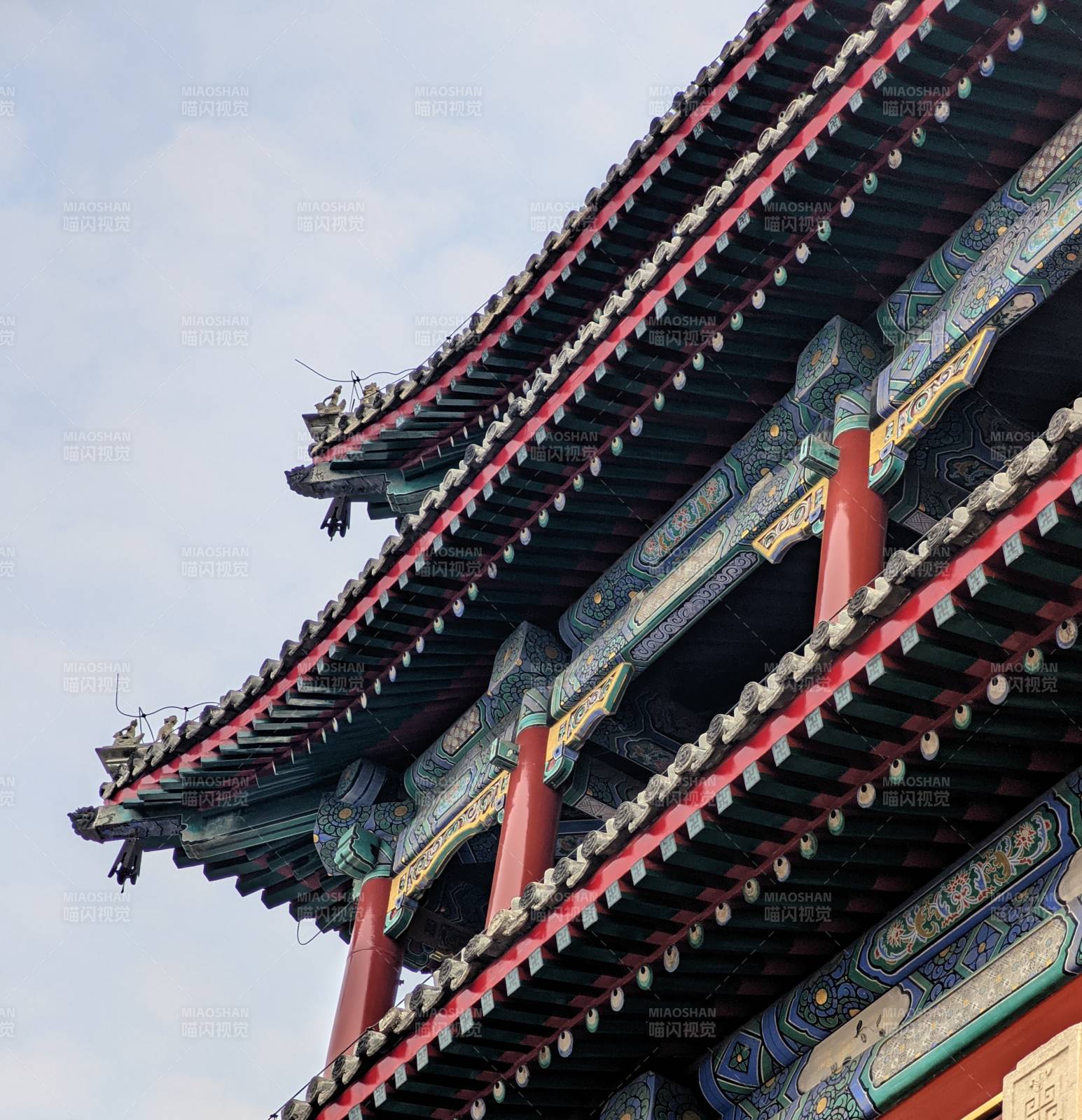 古建筑飞檐翘角图片