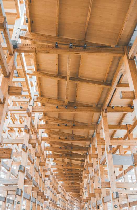 日本木构穹顶之美图片