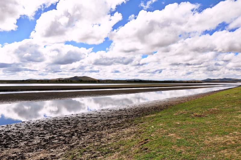 四川阿坝州黄河九曲第一湾景区风光图片