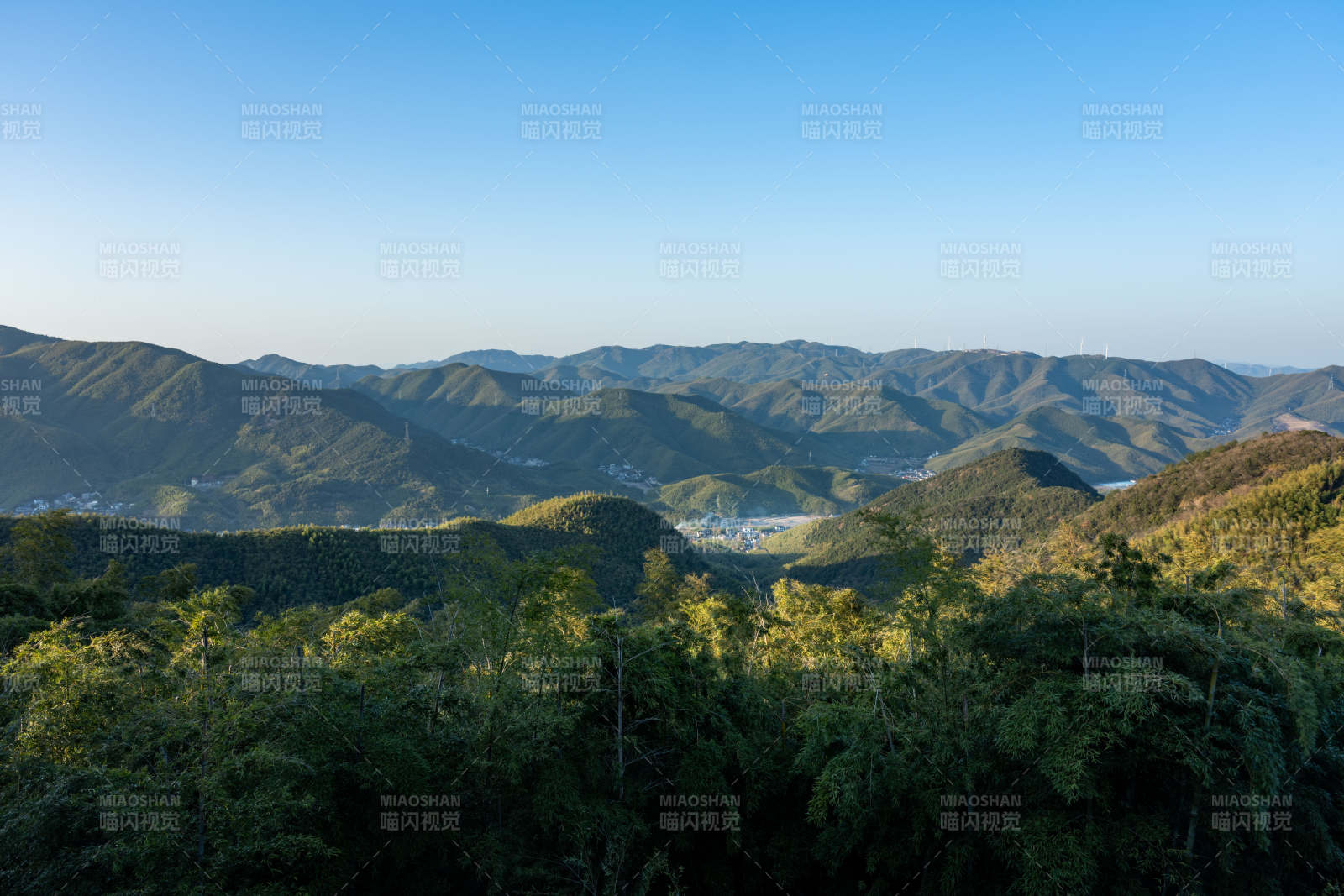 莫干山全景图片