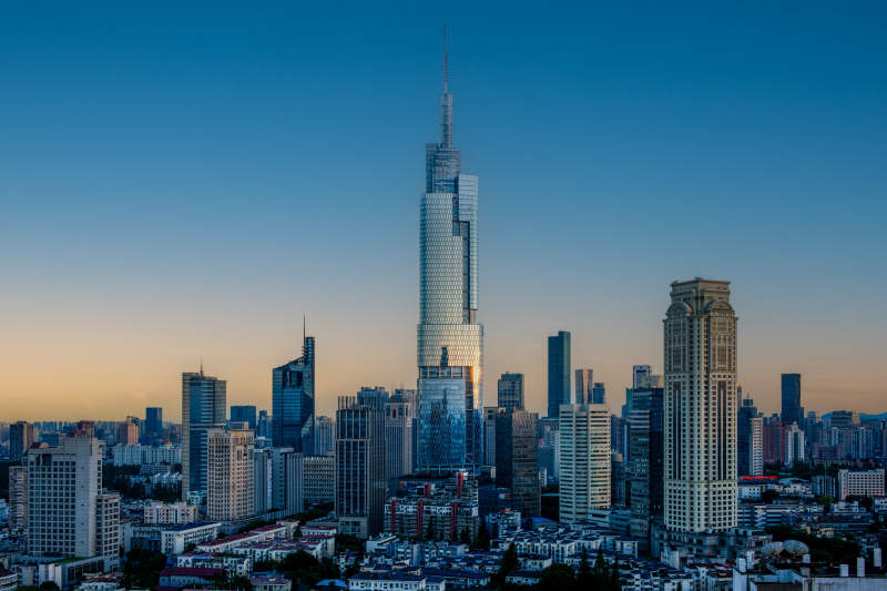 南京紫峰大厦图片