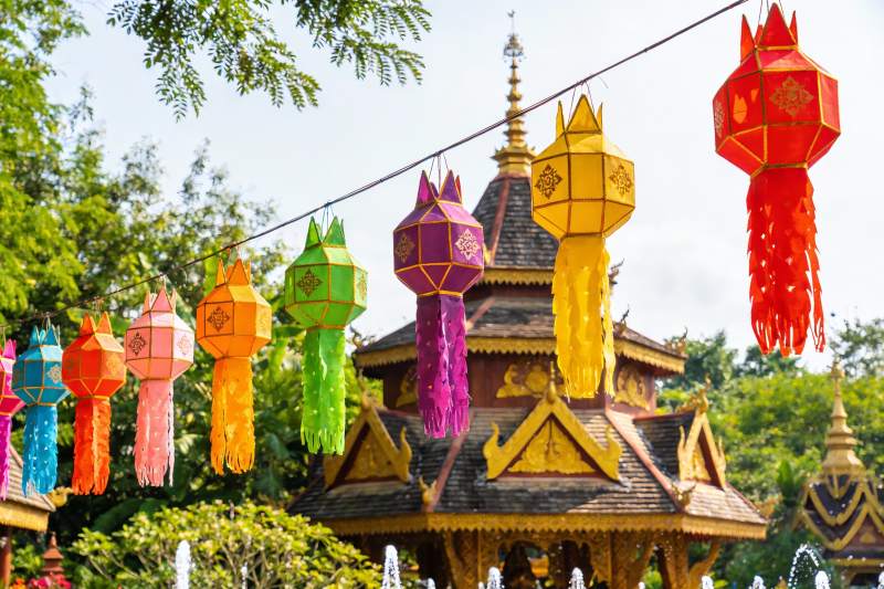 异域风情灯笼挂饰图片